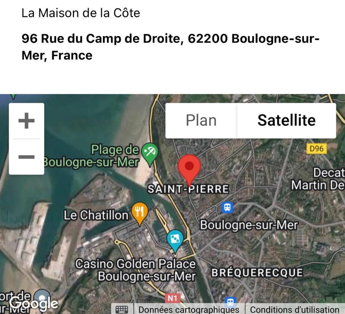 La Maison De La Cote ブローニュ・シュル・メール エクステリア 写真